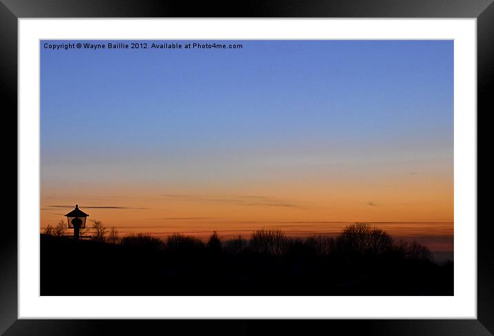 Light of the land Framed Mounted Print by Wayne Baillie