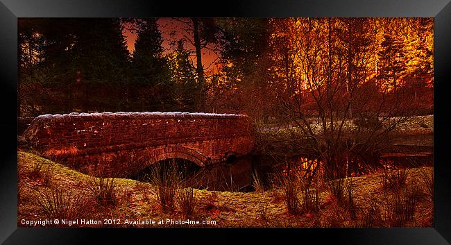 West End Bridge Framed Print by Nigel Hatton