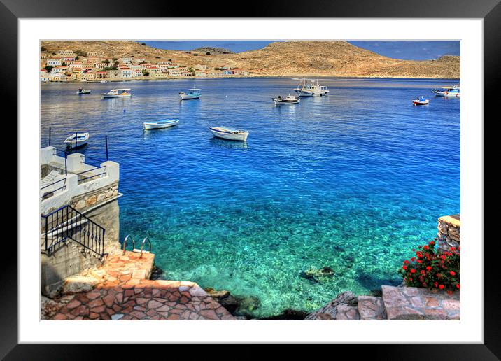 Crystal clear Framed Mounted Print by Tom Gomez