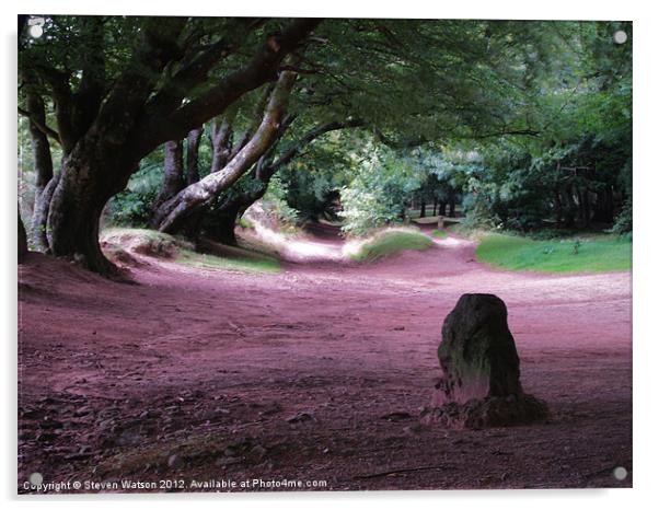 The Triscombe Stone Acrylic by Steven Watson