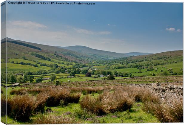 Dent Dale Canvas Print by Trevor Kersley RIP