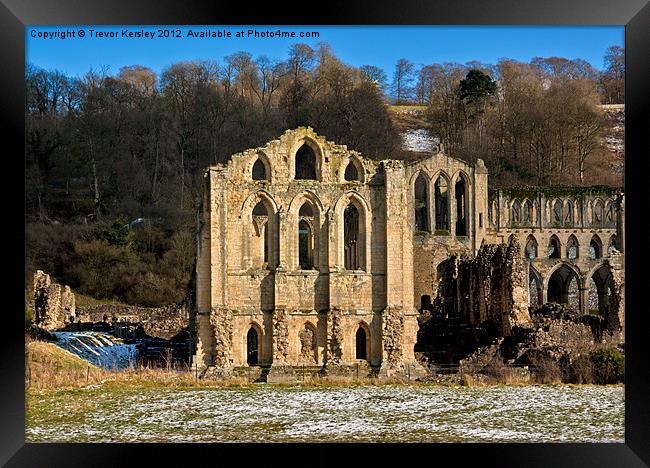 Rievaulx Abbey Framed Print by Trevor Kersley RIP