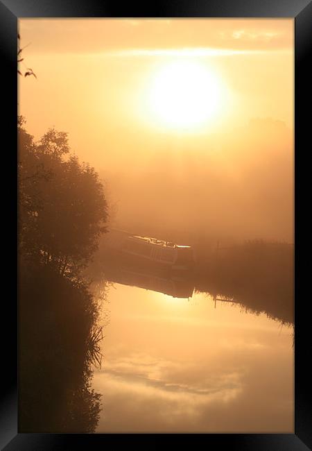 Morning Haze Framed Print by Jack Jacovou Travellingjour