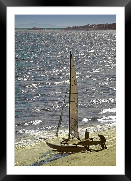 Sailing Framed Mounted Print by Derek Vines