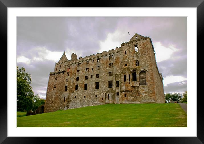Linlithgow Palace Framed Mounted Print by Buster Brown