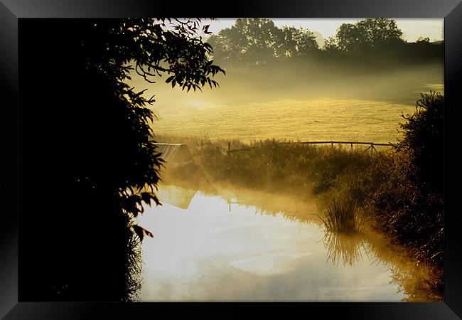 Misty Morning Framed Print by Jack Jacovou Travellingjour