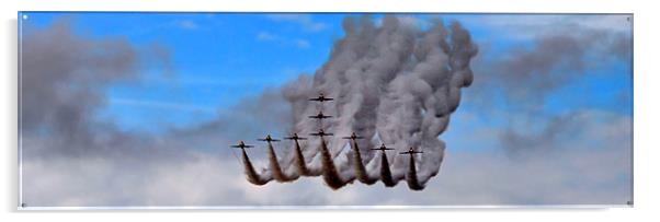 Red Arrows Acrylic by Ian Cocklin