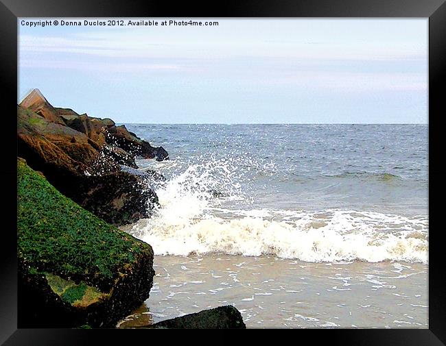High Tide Framed Print by Donna Duclos