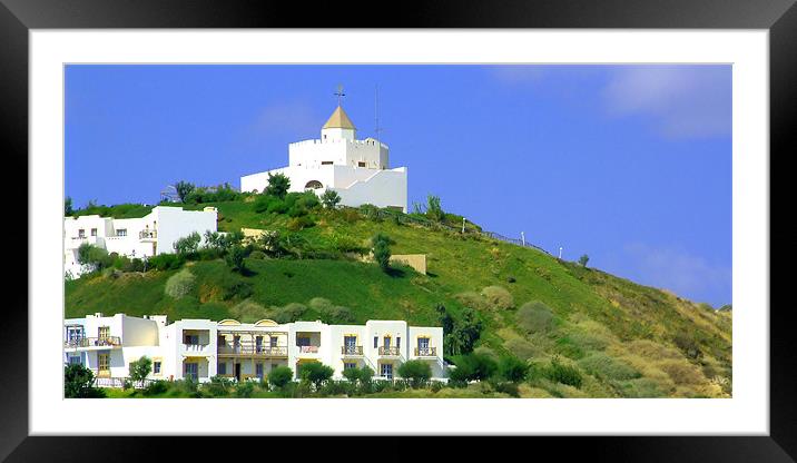 Church on the Hill Framed Mounted Print by Tom Gomez