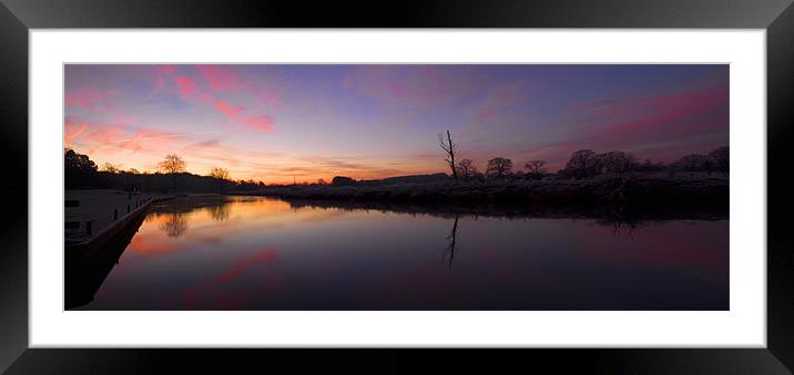 Dawn at Coltishall Framed Mounted Print by Paul Macro