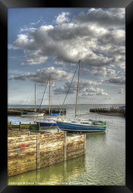 Solent View Framed Print by David Tinsley
