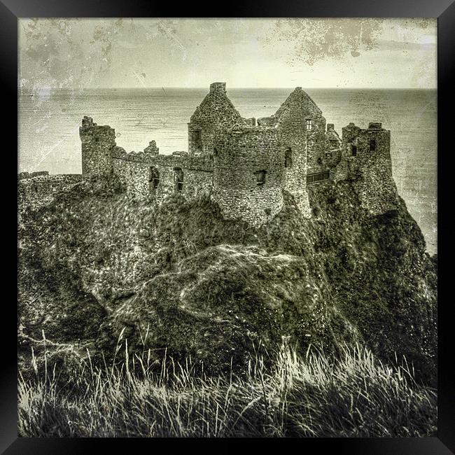 Old Dunluce Castle Framed Print by David McFarland