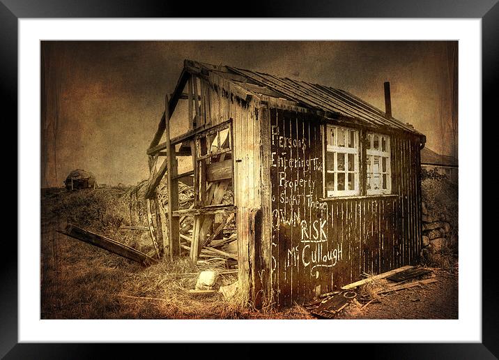 Do not risk it Framed Mounted Print by David McFarland