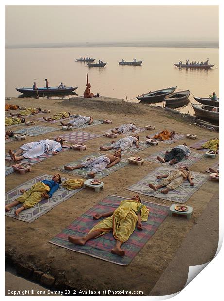 The River Ganges Print by Iona Semay