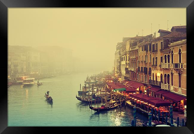 Grand Canal, Venice - Italy Framed Print by Roland Nagy