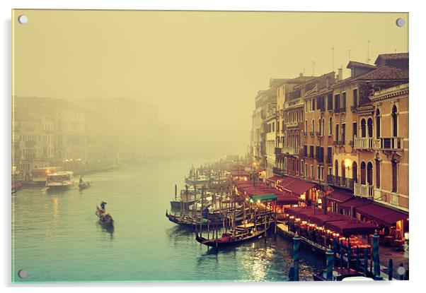 Grand Canal, Venice - Italy Acrylic by Roland Nagy