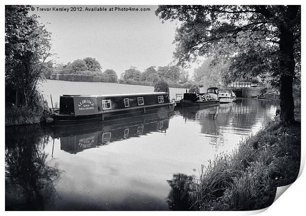 Ripon Canal Print by Trevor Kersley RIP