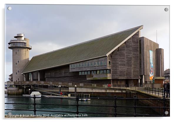 Falmouth Maritime Museum Acrylic by Brian Roscorla