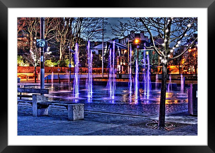Folkestone Fountains Framed Mounted Print by David Shackle