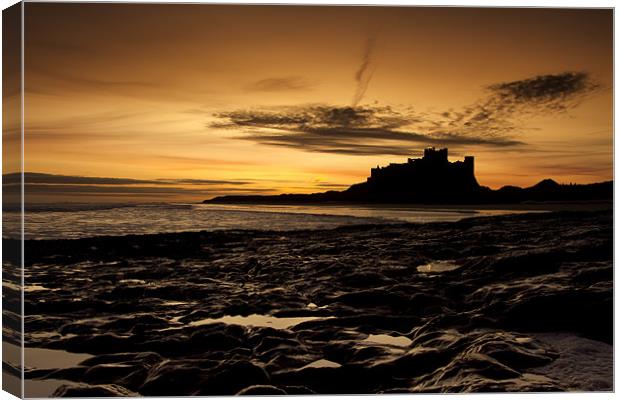 Bamburgh Sunrise Canvas Print by Northeast Images