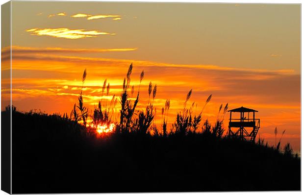 Sunrise in Marbella Canvas Print by barbara walsh