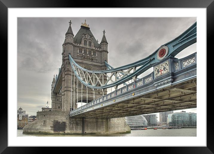 Tower Bridge, London Framed Mounted Print by Martin Williams