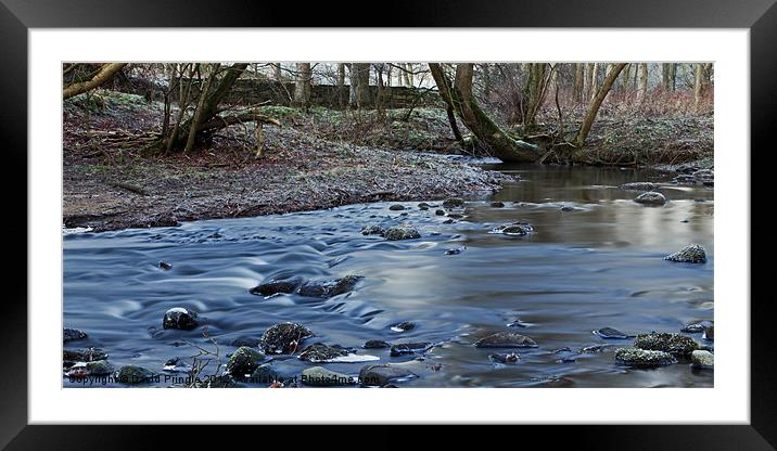 River Coquet Framed Mounted Print by David Pringle