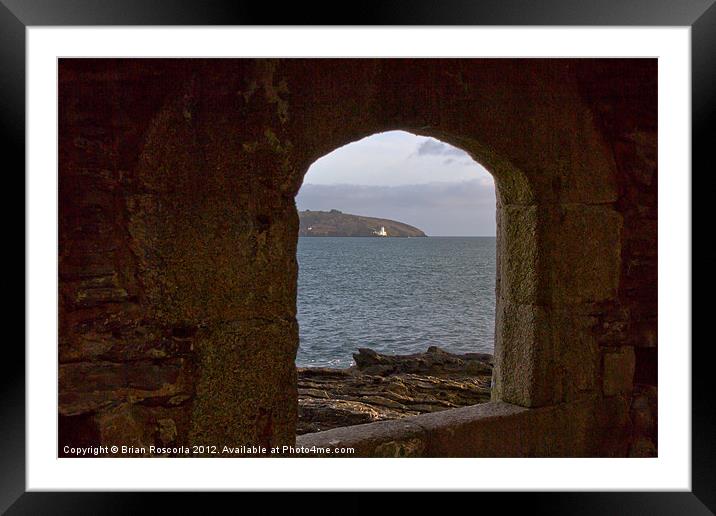 Falmouth Harbour Framed Mounted Print by Brian Roscorla