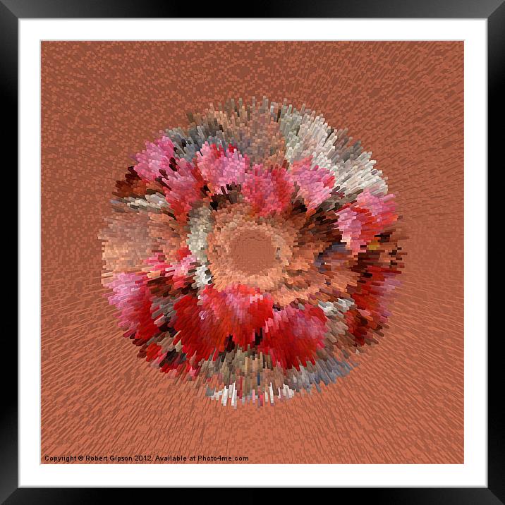 Spherical Beginning of time Framed Mounted Print by Robert Gipson