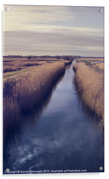 Minsmere Suffolk Acrylic by Darren Burroughs