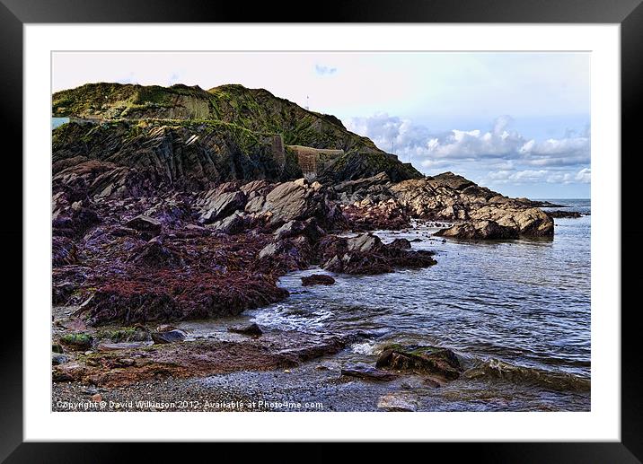 Capstone Ilracombe Framed Mounted Print by Dave Wilkinson North Devon Ph