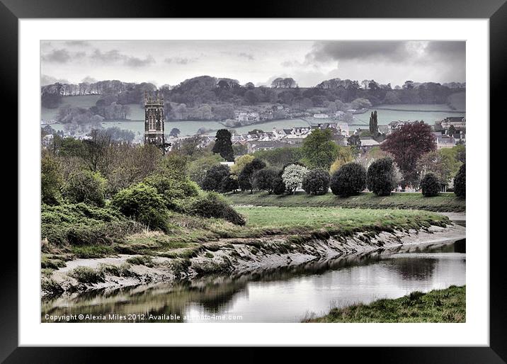 Barnstaple Framed Mounted Print by Alexia Miles