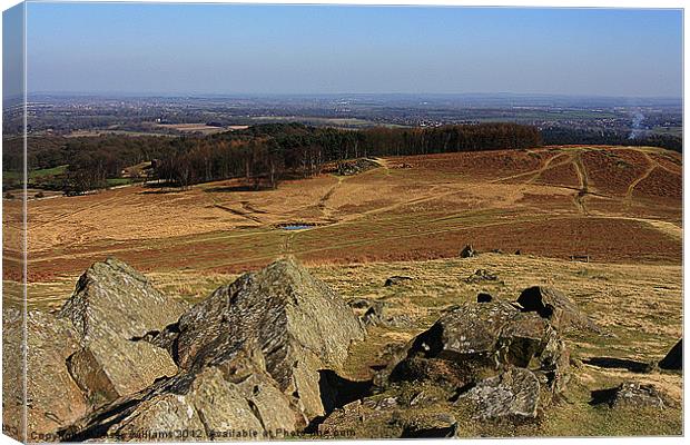 East Leicestershire and beyond Canvas Print by Linsey Williams