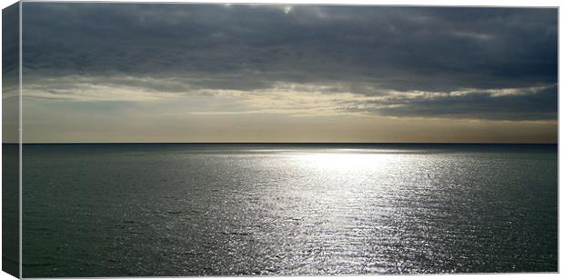 tranquil sea Canvas Print by rob woolcott
