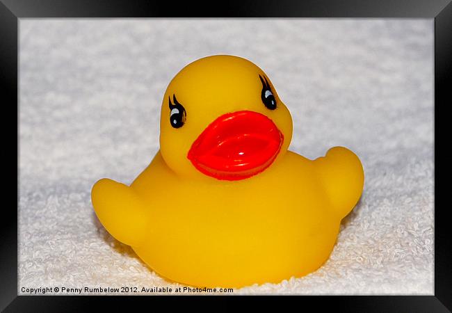 rubber duck Framed Print by Elouera Photography