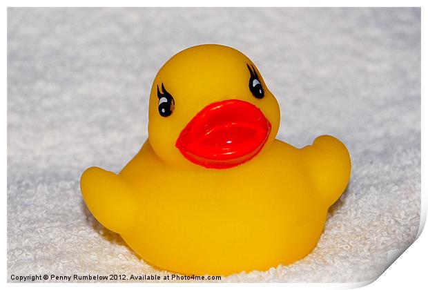 rubber duck Print by Elouera Photography