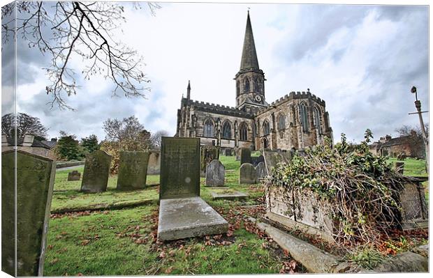 Bakewell Parish Church Canvas Print by Alan Matkin