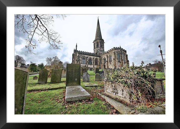 Bakewell Parish Church Framed Mounted Print by Alan Matkin