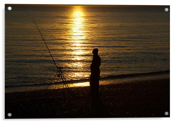 Fisherman Acrylic by Mark King
