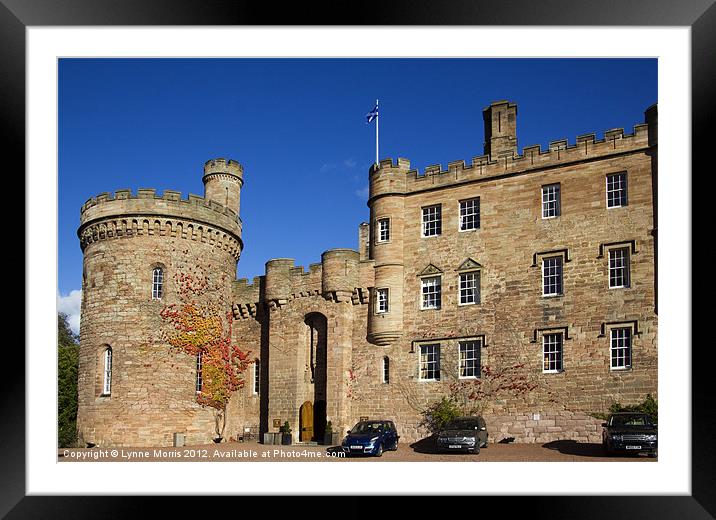 Dalhousie Castle Framed Mounted Print by Lynne Morris (Lswpp)