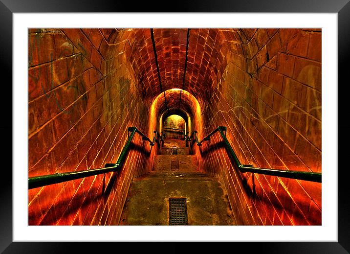 The smugglers tunnel Framed Mounted Print by kevin wise