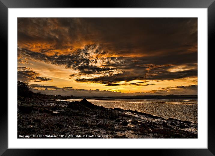 Early morning Bait digging Framed Mounted Print by Dave Wilkinson North Devon Ph