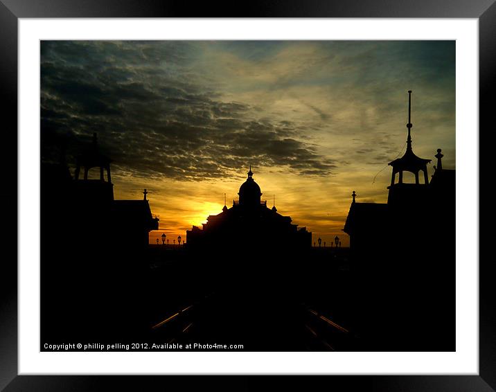 Glowing sky Framed Mounted Print by camera man