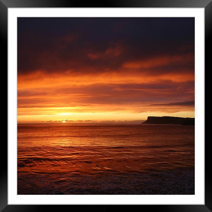 It dawned on me Framed Mounted Print by David McFarland