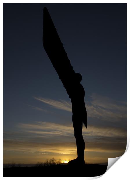 angel of the north Print by Northeast Images