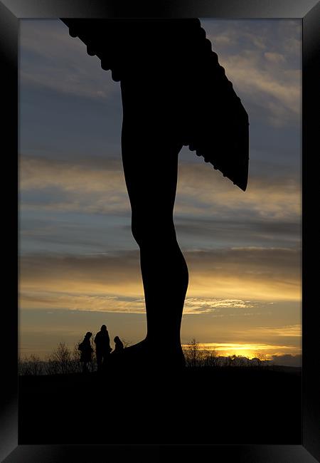 angel of the north Framed Print by Northeast Images