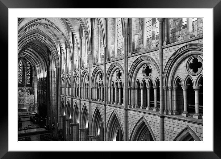 Truro Cathedral Framed Mounted Print by Ian Cocklin