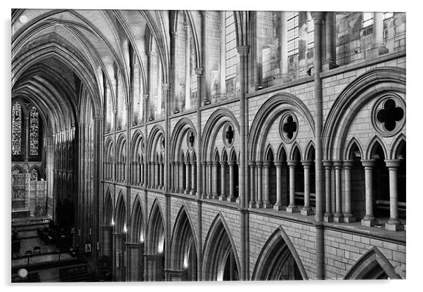 Truro Cathedral Acrylic by Ian Cocklin