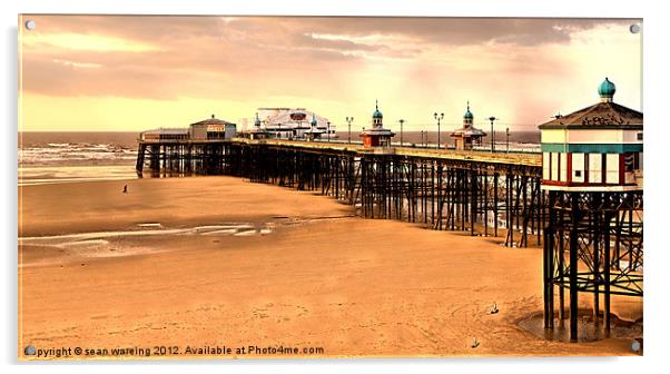 The North Pier Acrylic by Sean Wareing