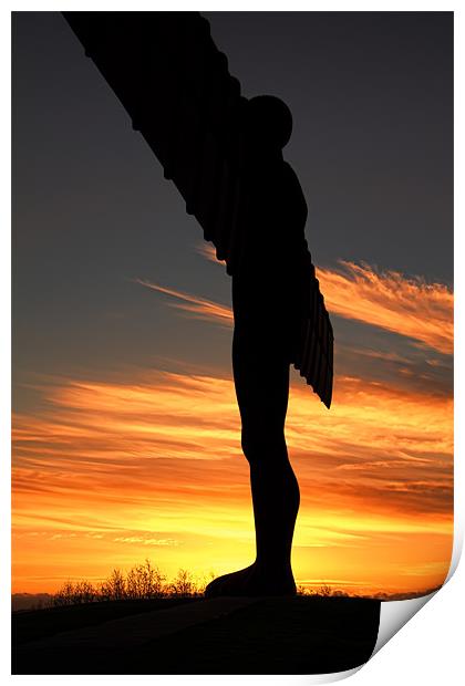 angel from the flames Print by Northeast Images